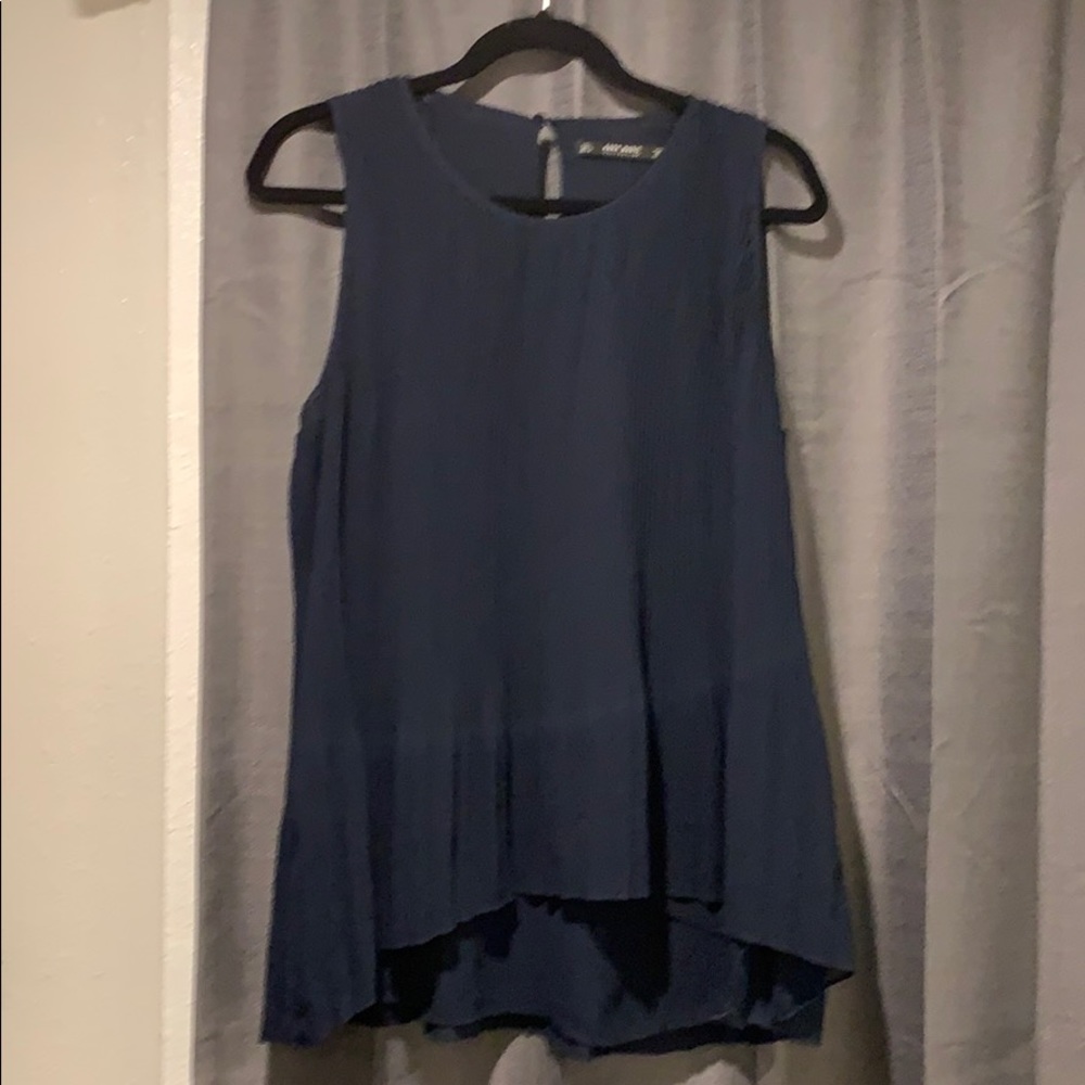 Zara pleated blouse